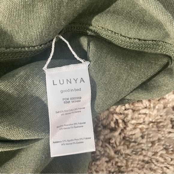 Lunya Restore Fitted Dress Green Size XS - Picture 6 of 8